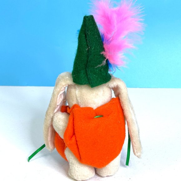 VERY RARE Vintage Wangs International Bunny Rabbit 7" Plush Stuffed Animal Toy - Picture 4 of 6